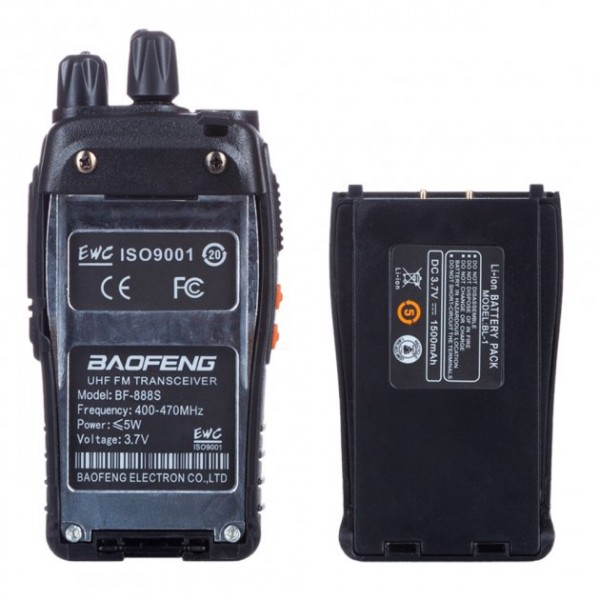 Рация Baofeng BF-888S G комплект 2 шт - 3572143 Рация Baofeng BF-888S G комплект 2 шт - 3572143