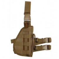 Тактическая набедренная кобура койот