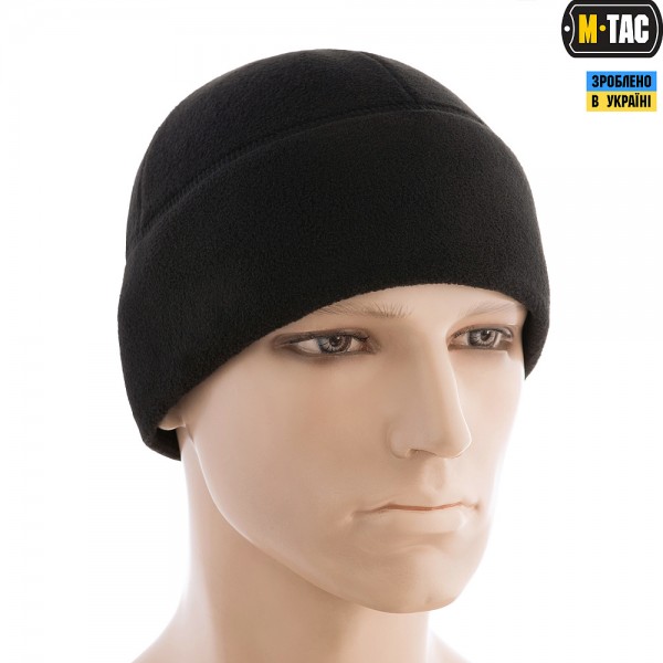 M-Tac шапка Watch Cap флис (260г/м2) with Slimtex Black - 40003202