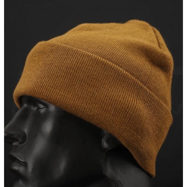 Шапка в'язана на флісі з підворотом Койот Pancer Protection - 3578019 Шапка в'язана на флісі з підворотом Койот Pancer Protection - 3578019