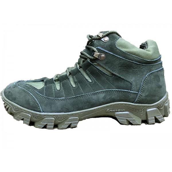 Черевики нубук олива - 3565762