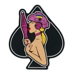 Brand Element нашивка (PVC) Пика-девушка Yellow/Pink