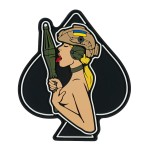 Brand Element нашивка (PVC) Пика-девушка Yellow/Coyote