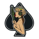 Brand Element нашивка (PVC) Пика-девушка brunet