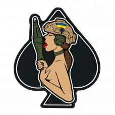 Brand Element нашивка (PVC) Пика-девушка brunet