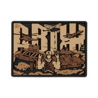 Brand Element нашивка Двіж PVC coyote