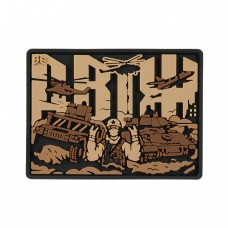 Brand Element нашивка Двіж PVC coyote