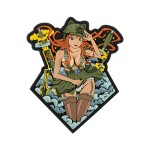 Brand Element нашивка Девушка с минами BE/PH PVC