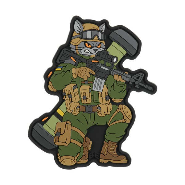 Brand Element нашивка Кіт з базукою PVC - 51386107