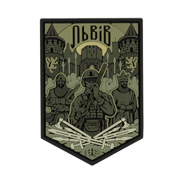 Brand Element нашивка Львов PVC olive - 51386110
