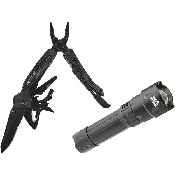 Набір мультитул Active Firetool + ліхтар Skif Outdoor Focus II - 800000055