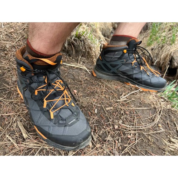 Ботинки AKU Rocket MID GTX 7 Black/Orange - 670424 Ботинки AKU Rocket MID GTX 7 Black/Orange - 670424