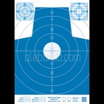 Алебарда мішень паперова №4М блакитна (5 шт)