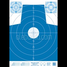 Алебарда мішень паперова №4М блакитна (5 шт)