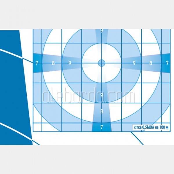 Алебарда мішень паперова №4М блакитна (5 шт) - ALBRD-455B-5PCS Алебарда мішень паперова №4М блакитна (5 шт) - ALBRD-455B-5PCS