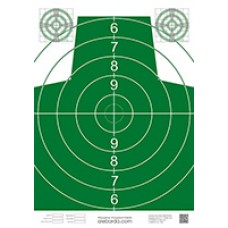 Алебарда мішень паперова №4М зелена (5 шт)