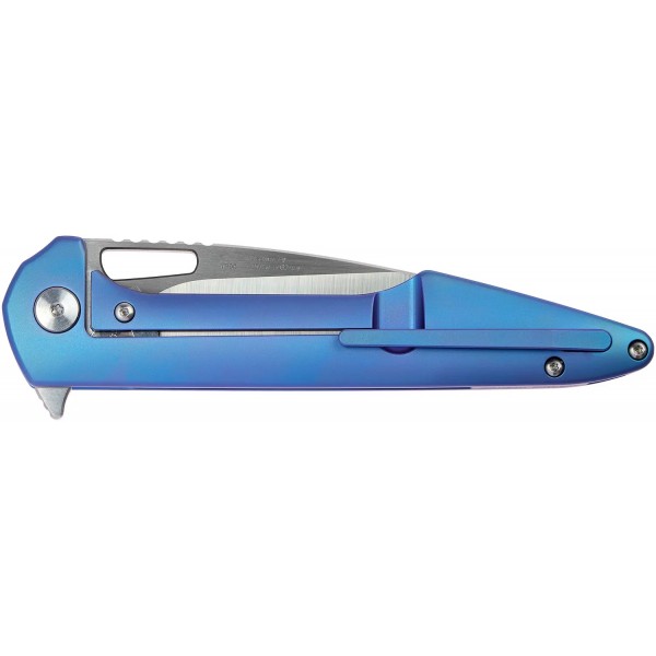 Ніж Artisan Archaeo Titanium Blue - 27980358