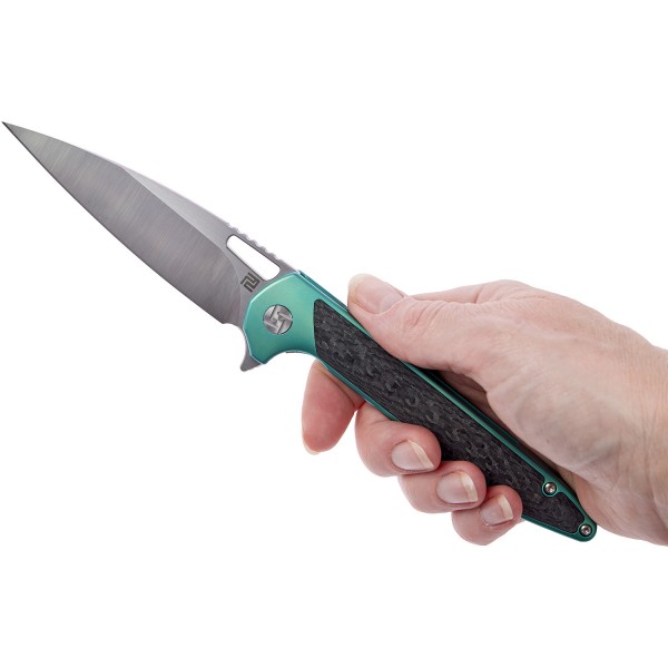 Ніж Artisan Archaeo Titanium Green - 27980359 Ніж Artisan Archaeo Titanium Green - 27980359