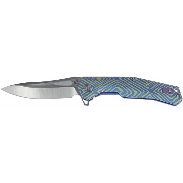 Нож Artisan Zumwalt Titanium Blue/yellow - 27980372