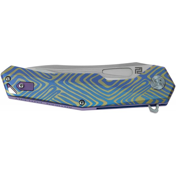 Нож Artisan Zumwalt Titanium Blue/yellow - 27980372 Нож Artisan Zumwalt Titanium Blue/yellow - 27980372