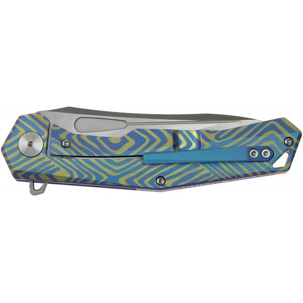 Нож Artisan Zumwalt Titanium Blue/yellow - 27980372 Нож Artisan Zumwalt Titanium Blue/yellow - 27980372