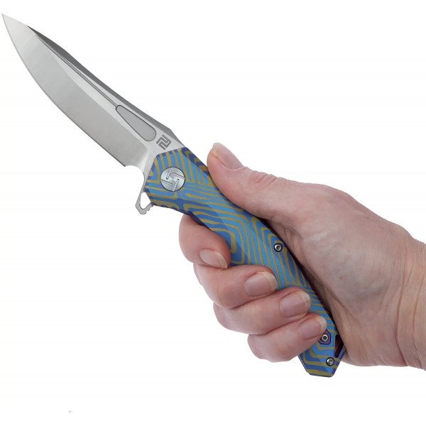 Нож Artisan Zumwalt Titanium Blue/yellow - 27980372 Нож Artisan Zumwalt Titanium Blue/yellow - 27980372