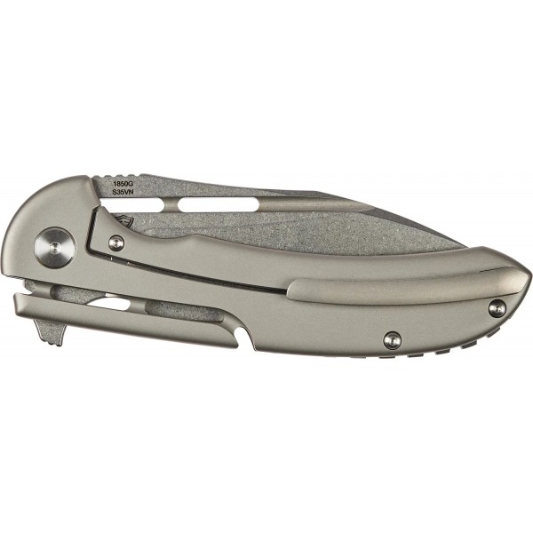 Ніж Artisan Valor S35VN Titanium Gray - 27980391