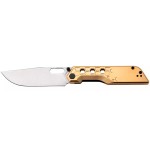 Нож Artisan Beest Brass Gold
