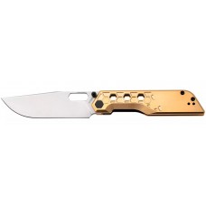 Нож Artisan Beest Brass Gold