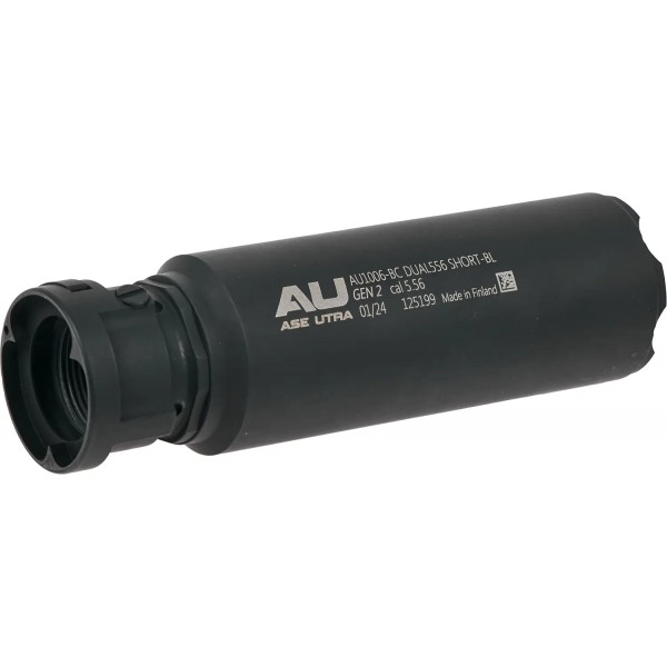 Саундмодератор Ase Utra DUAL556-S-BL GEN2 Short Black кал. 224 BoreLock - 36740423 Саундмодератор Ase Utra DUAL556-S-BL GEN2 Short Black кал. 224 BoreLock - 36740423