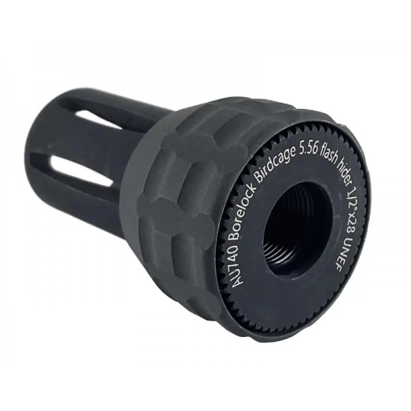 Пламегаситель ASE UTRA BoreLock Birdcage 5,56 кал. 224 1/2"x28 - 36740453 Пламегаситель ASE UTRA BoreLock Birdcage 5,56 кал. 224 1/2"x28 - 36740453