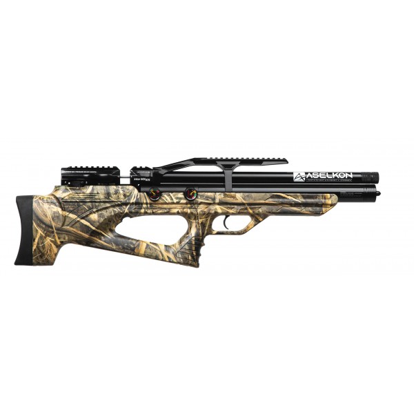 Пневматична Редукторна PCP гвинтівка Aselkon MX10-S Camo Max 5 кал. 4.5 - 1003771 Пневматична Редукторна PCP гвинтівка Aselkon MX10-S Camo Max 5 кал. 4.5 - 1003771