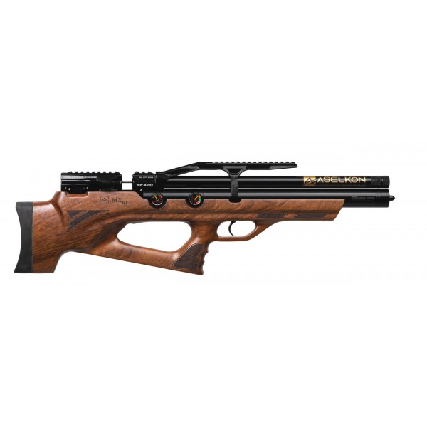Пневматична Редукторна PCP гвинтівка Aselkon MX10-S Wood кал. 4.5 дерево - 1003772 Пневматична Редукторна PCP гвинтівка Aselkon MX10-S Wood кал. 4.5 дерево - 1003772