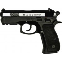 Пістолет пневматичний ASG CZ 75D Compact Nickel. CO2. BB кал. 4.5 мм