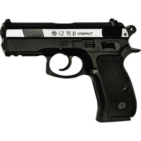 Пістолет пневматичний ASG CZ 75D Compact Nickel. CO2. BB кал. 4.5 мм - 23702521