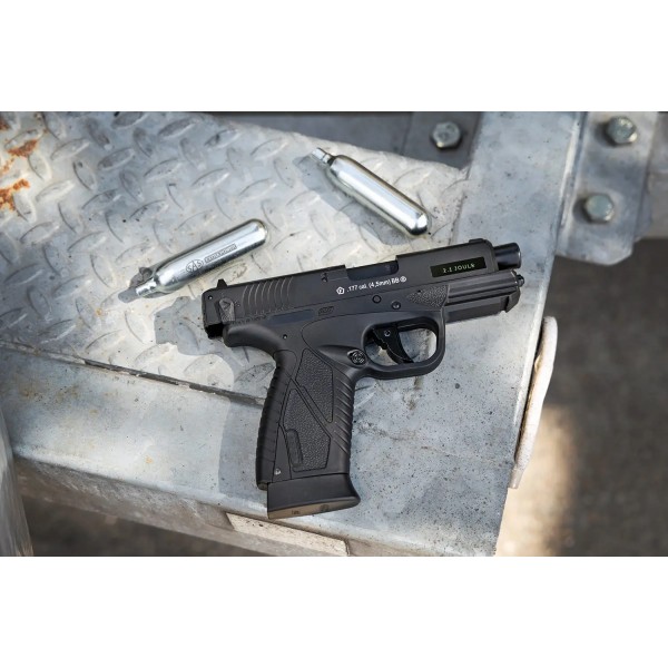 Пистолет пневматический ASG Bersa BP9CC. CO2. BB кал. 4.5 мм - 23702539