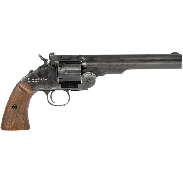 Револьвер пневматичний ASG Schofield 6". CO2. Pellet кал. 4.5 мм - 23702820 Револьвер пневматичний ASG Schofield 6". CO2. Pellet кал. 4.5 мм - 23702820