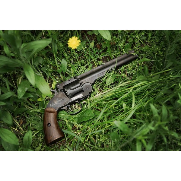 Револьвер пневматичний ASG Schofield 6". CO2. Pellet кал. 4.5 мм - 23702820 Револьвер пневматичний ASG Schofield 6". CO2. Pellet кал. 4.5 мм - 23702820