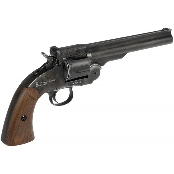 Револьвер пневматичний ASG Schofield 6". CO2. Pellet кал. 4.5 мм - 23702820 Револьвер пневматичний ASG Schofield 6". CO2. Pellet кал. 4.5 мм - 23702820