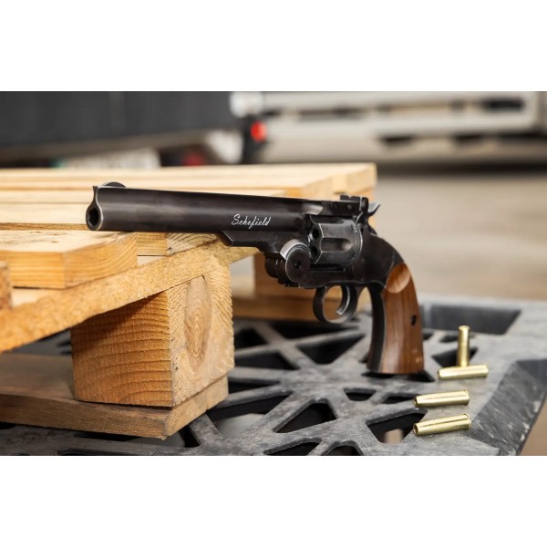 Револьвер пневматичний ASG Schofield 6". CO2. Pellet кал. 4.5 мм - 23702820 Револьвер пневматичний ASG Schofield 6". CO2. Pellet кал. 4.5 мм - 23702820
