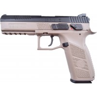 Пістолет пневматичний ASG CZ P-09 Black/FDE Blowback. CO2. Pellet кал. 4.5 мм