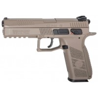 Пистолет пневматический ASG CZ P-09 FDE Blowback. CO2. Pellet кал. 4.5 мм