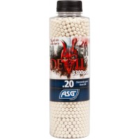 Страйкбольні кульки ASG Blaster Devil White 6 мм 0,2 г 3300 шт