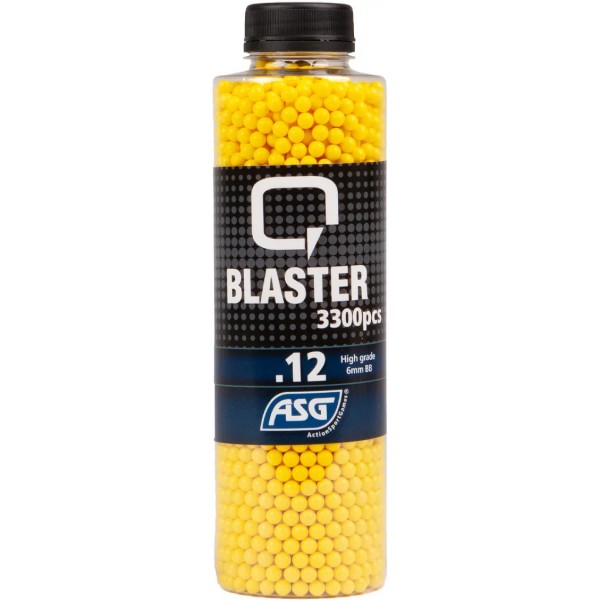 Страйкбольные шарики ASG Q Blaster Yellow 6 мм 0,12 г 3300 шт - 23704155