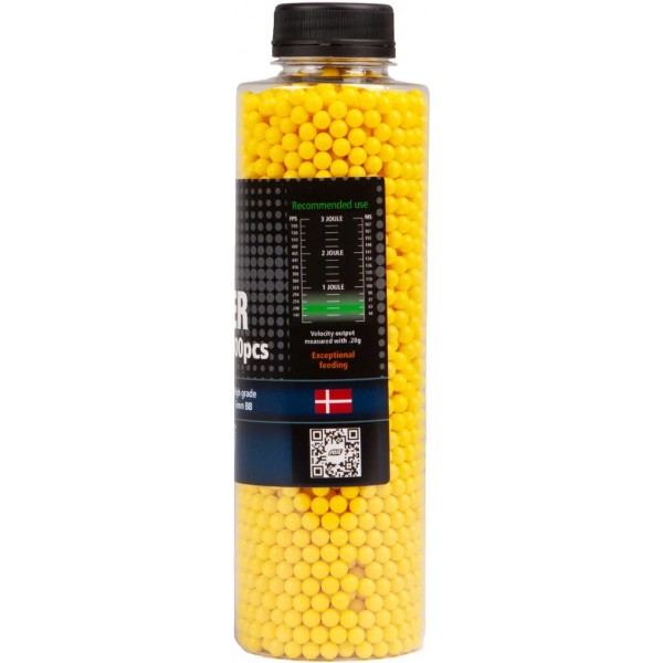 Страйкбольные шарики ASG Q Blaster Yellow 6 мм 0,12 г 3300 шт - 23704155