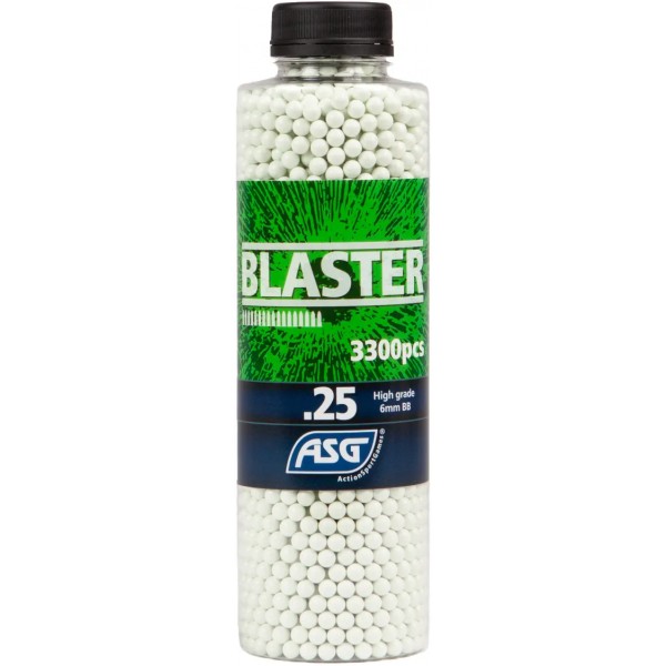 Страйкбольные шарики ASG Blaster White 6 мм 0,25 г 3300 шт - 23704157