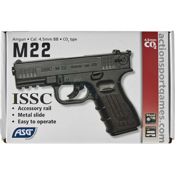 Пистолет пневматический ASG ISSC M22. CO2. кал. 4.5 мм Blowback - 23704357 Пистолет пневматический ASG ISSC M22. CO2. кал. 4.5 мм Blowback - 23704357