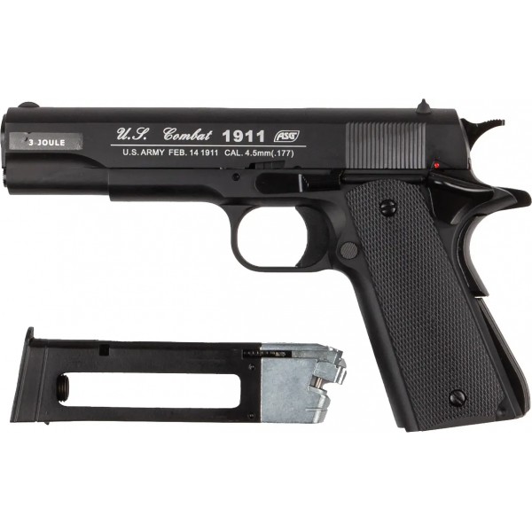 Пістолет пневматичний ASG US-C. Blowback. СО2 кал. 4,5 мм BB - 23704453 Пістолет пневматичний ASG US-C. Blowback. СО2 кал. 4,5 мм BB - 23704453