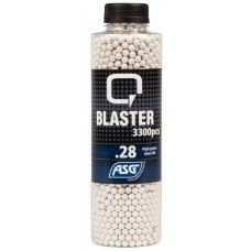 Страйкбольные шарики ASG Q Blaster кал.6 мм 0,28г 3300 штук в упаковке White