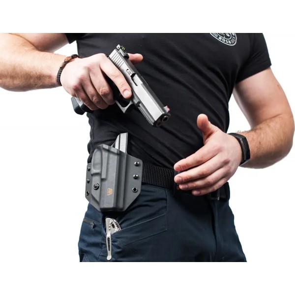 Кобура ATA Gear Hit Factor ver.1 RH поясная для Glock 17 - 3480012 Кобура ATA Gear Hit Factor ver.1 RH поясная для Glock 17 - 3480012